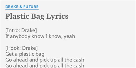 fake plastic bag lyrics|plastic bag drake future.